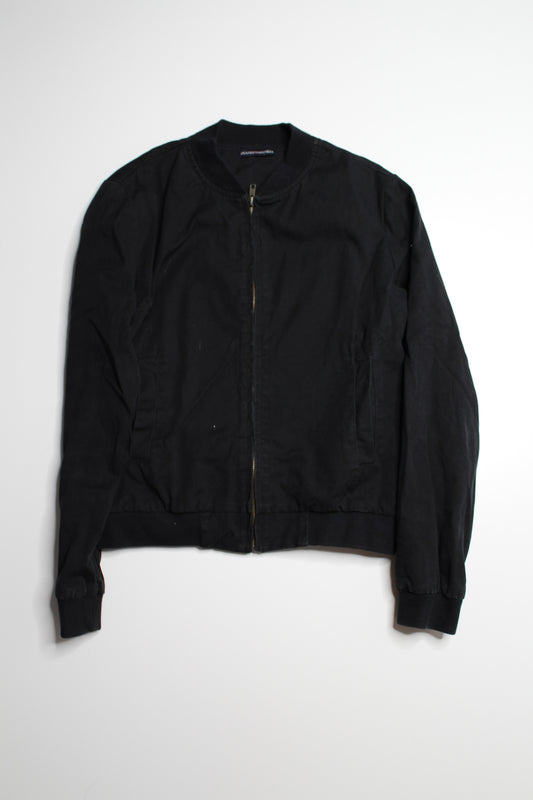 Brandy Melville black cotton bomber jacket, no size. fits like size small