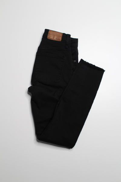 Madewell black 9" high rise skinny jeans, size 24  (price reduced: was $48)