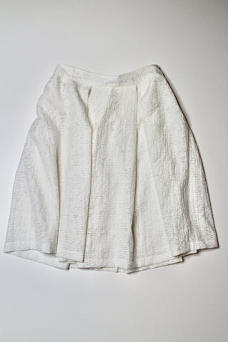 Vince Camuto cream pleated skirt, size 4 (price reduced: was $36)
