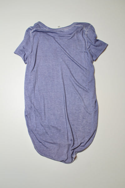 Aritzia wilfred purple wash t shirt, size xs (loose fit) (price reduced: was $15)