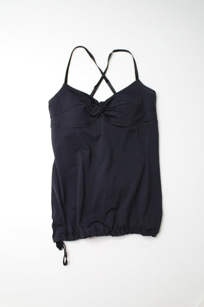 Lululemon black drawstring bottom tank, size 6 (price reduced: was $18)