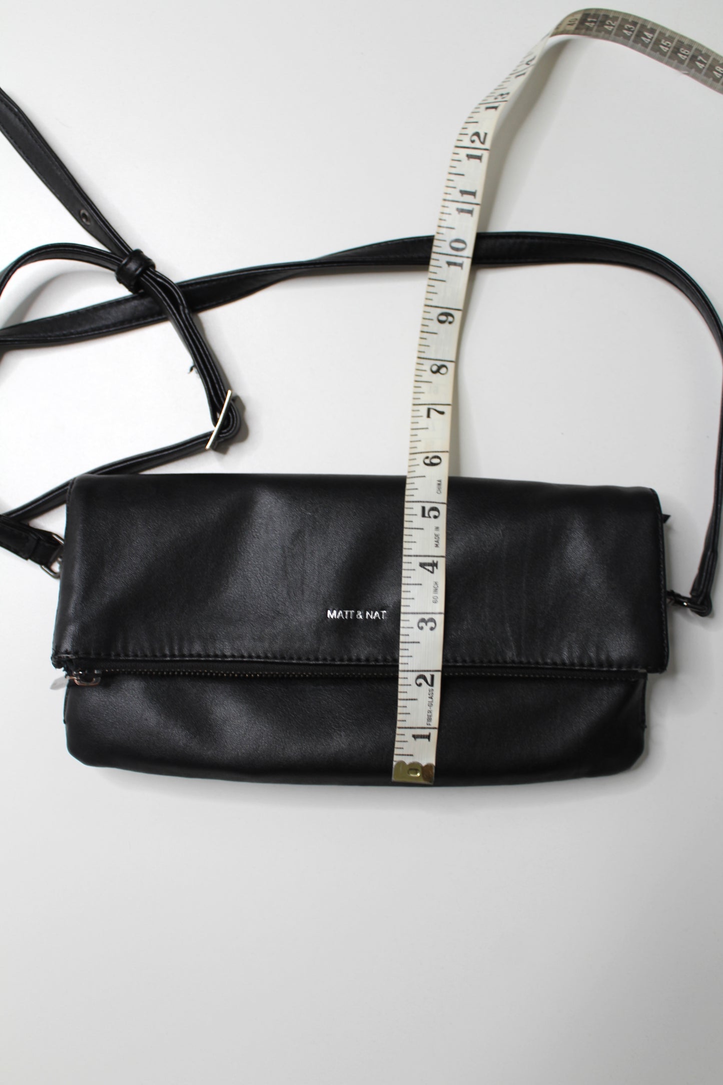 Matt & Nat black fold over crossbody purse (additional 50% off)