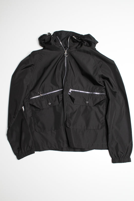 Zara black windbreaker jacket, size xs (loose fit) (price reduced: was $20)