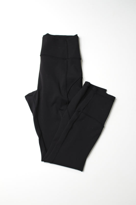 Lululemon black in movement tight, size 6 (25")