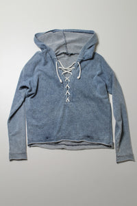 Generation Love (Nordstrom) denim wash pullover hoodie, size xs (loose fit) (additional 20% off)
