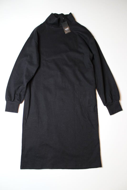 Smash + Tess midnight black Chelsea sweater dress, size small (loose fit) *new with tags