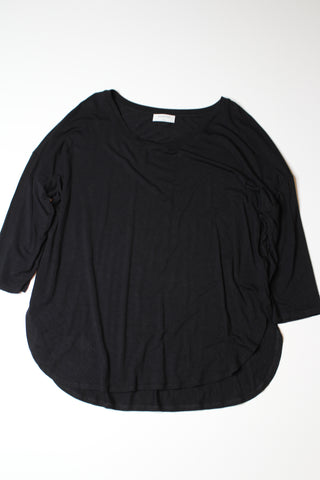 Aritzia babaton black norris 3/4  sleeve, size x large  (price reduced: was $30)