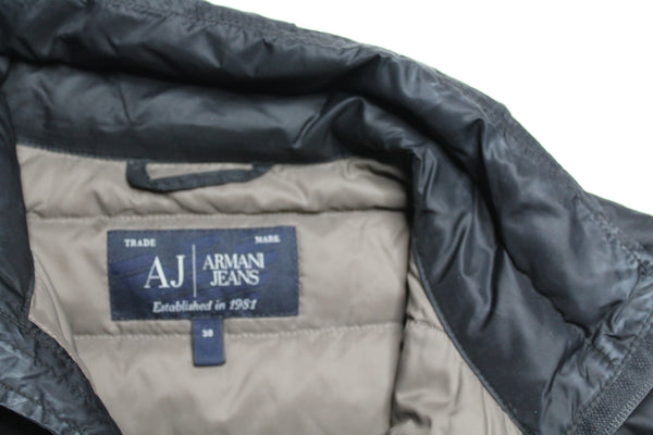 Armani Jeans black lightweight puffer jacket, size 2 (fits xs/small) (price reduced: was $78)