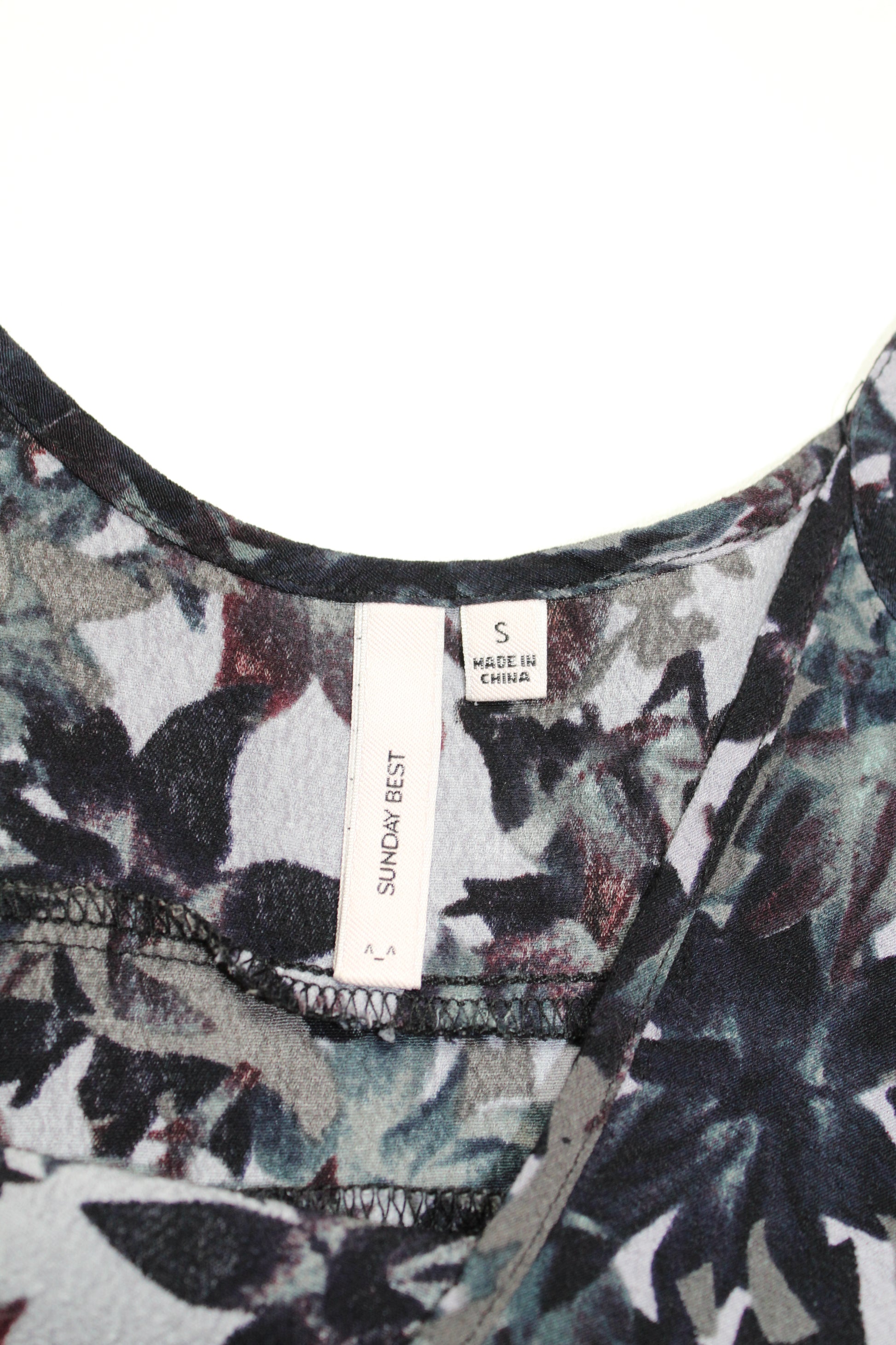 Aritzia floral cropped camisole, size small