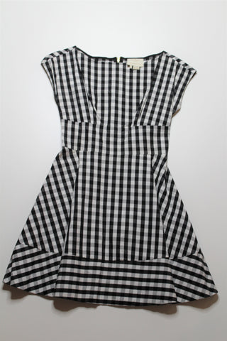 Kate Spade black white checkered dress, size 0 (fits like size xs) (price reduced: was $98)