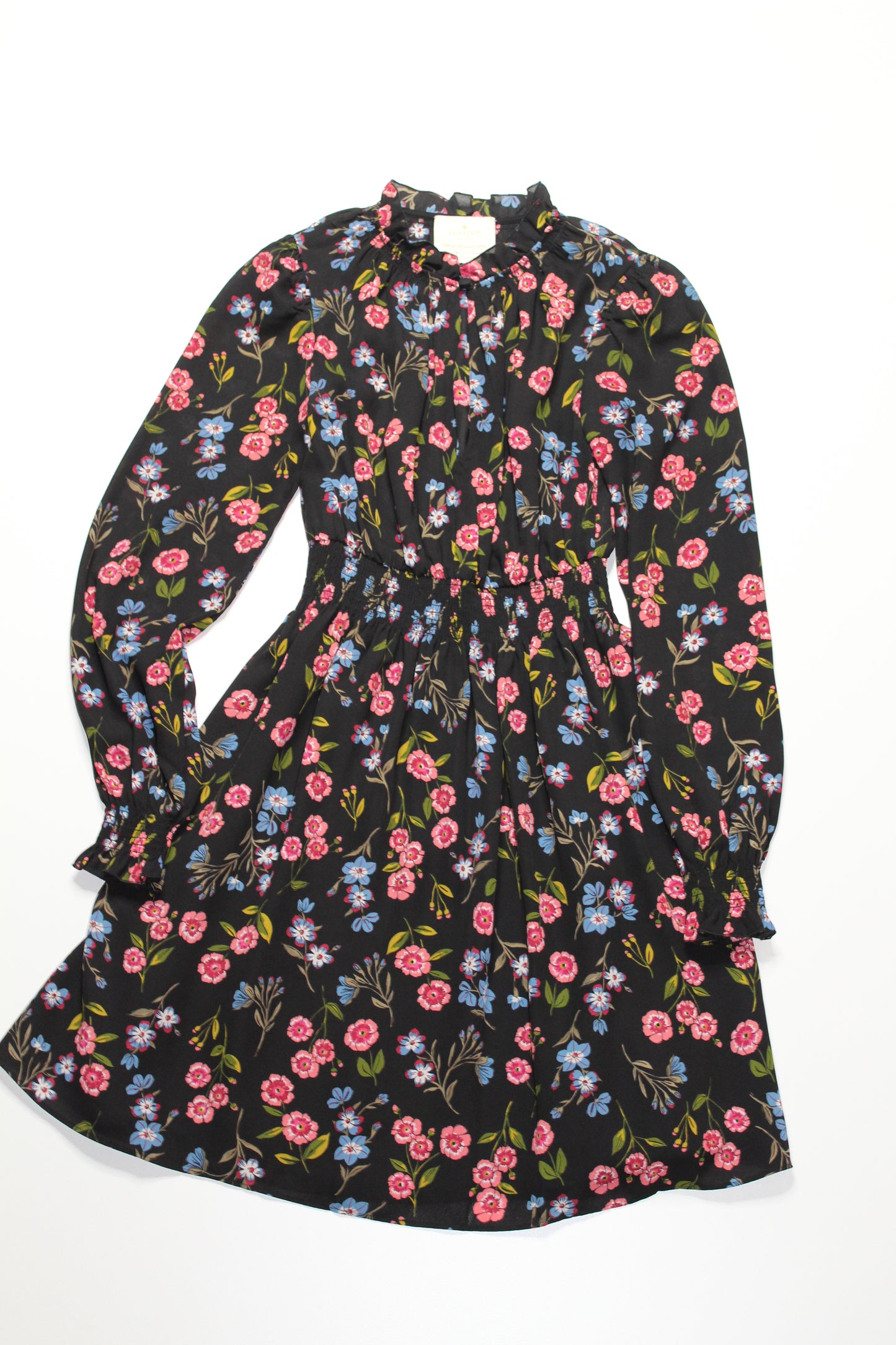 Kate Spade black floral dress, size xxs (price reduced: was $120)