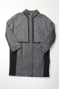 Lululemon diamond jacquard space dye black cocoon car coat, size xs (relaxed fit) (fits 4/6) (price reduced: was $98)