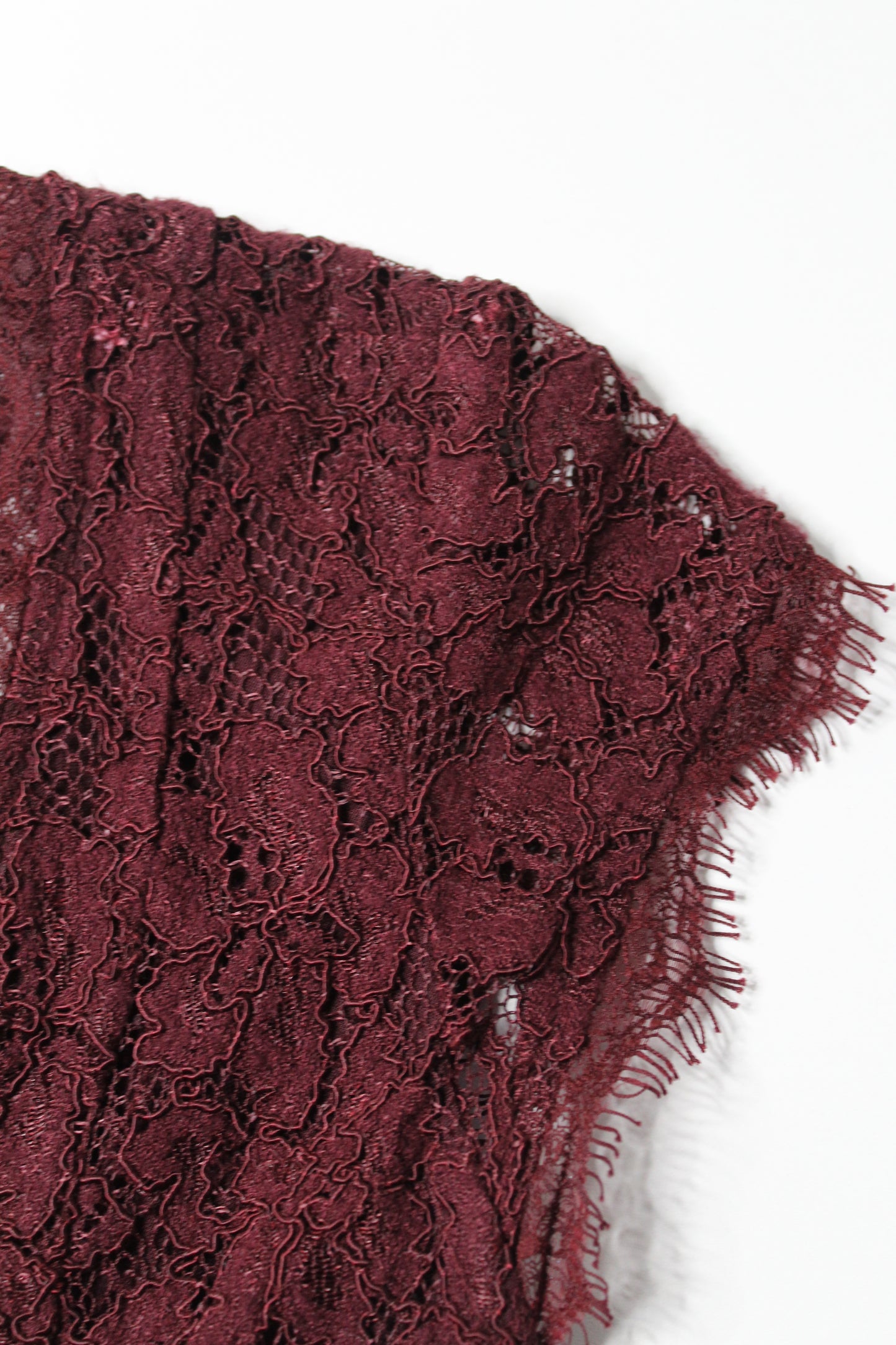 Aritzia babaton maroon tobias lace dress, size 4 (price reduced: was $48)