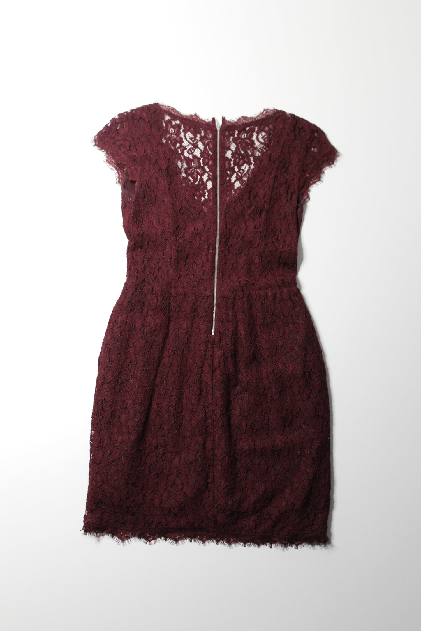 Aritzia babaton maroon 'tobias' lace dress, size 4 (sale: was $58) Aritzia babaton maroon 'tobias' lace dress, size 4 (sale: was $58)