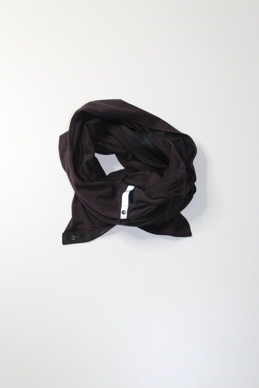 Lululemon jacquard black cherry vinyasa wrap scarf (price reduced: was $25) (additional 20% off)