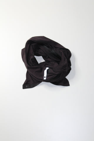 Lululemon jacquard black cherry vinyasa wrap scarf (price reduced: was $25)