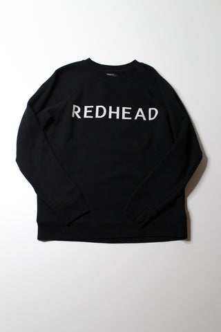 Brunette The Label black 'REDHEAD' sweater, size m/l (price reduced: was $42)