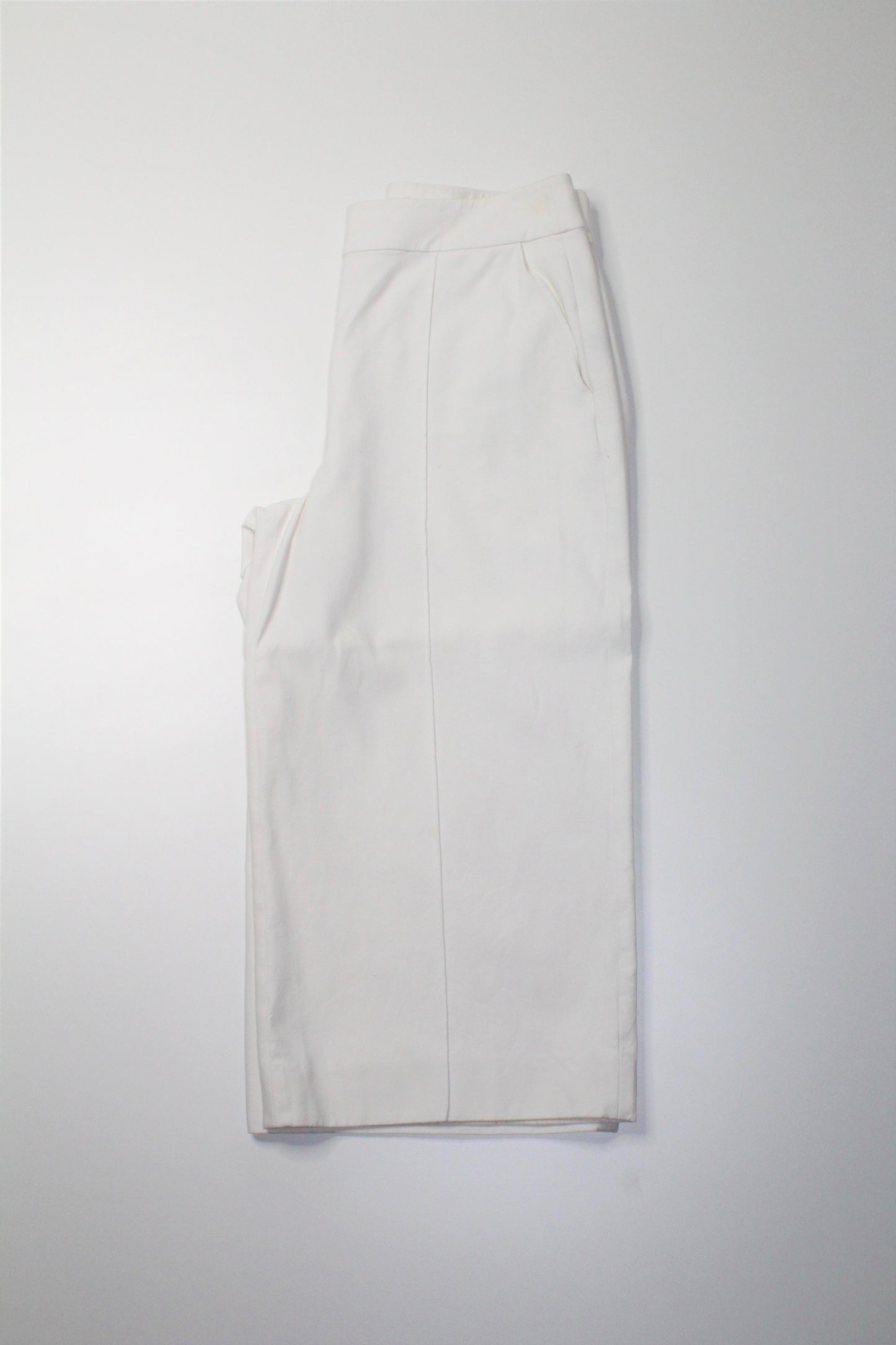 Kate Spade white wide leg crop pant, size 10 (20") (additional 50% off)