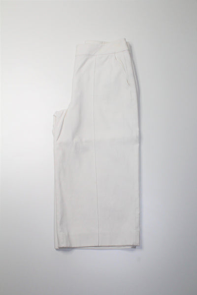 Kate Spade white wide leg crop pant, size 10 (20") (additional 50% off)