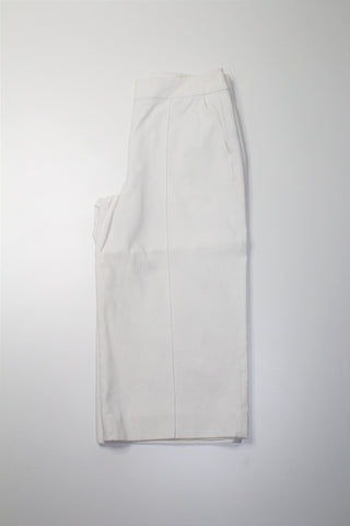 Kate Spade white wide leg crop pant, size 10 (20") (price reduced: was $78) (additional 20% off)