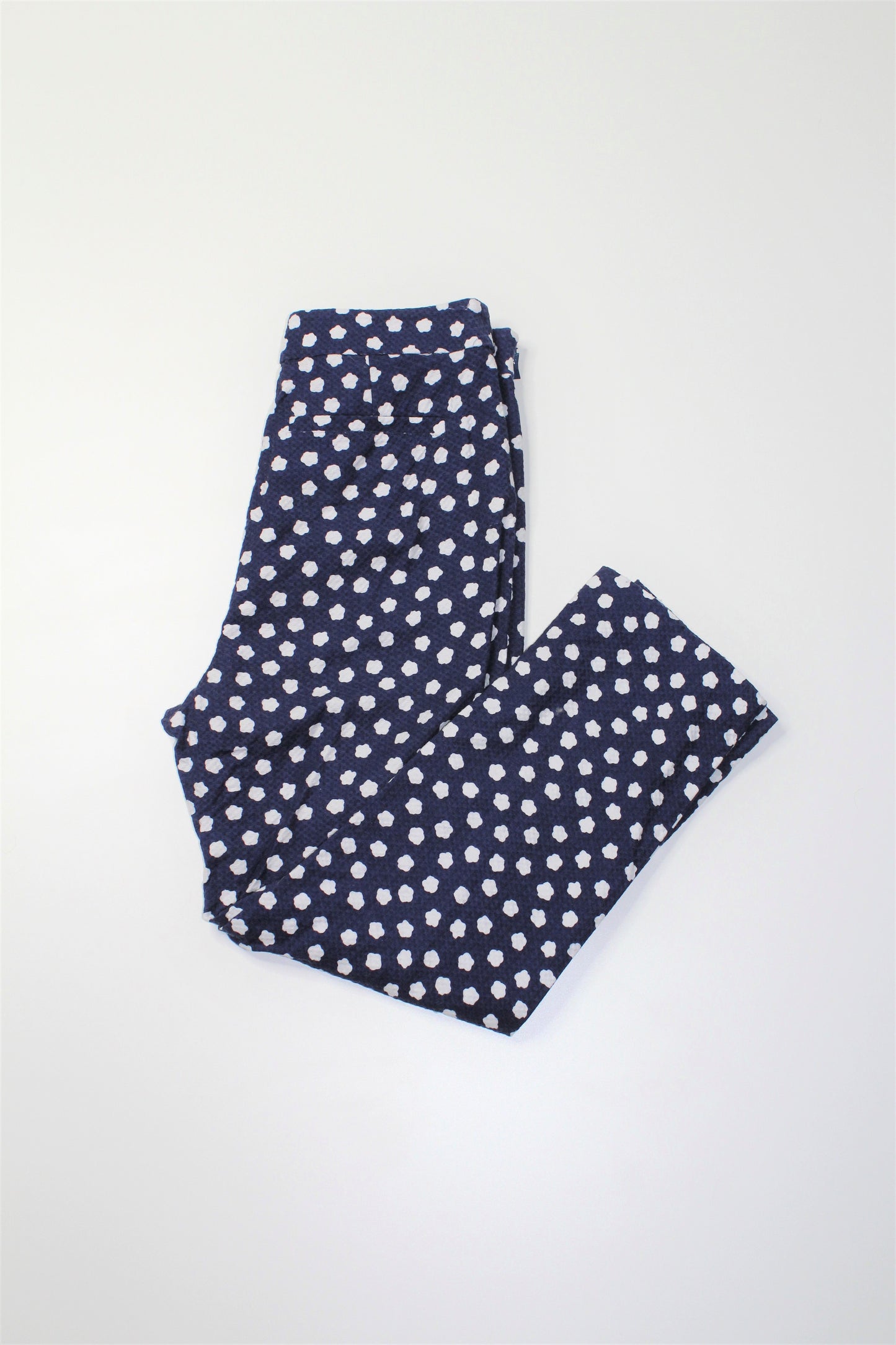 Kate Spade navy/white dress pant, size 10 (25") (price reduced: was $78)