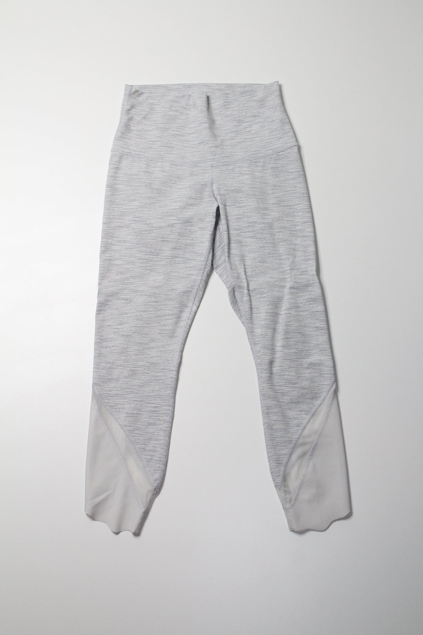 Lululemon wee are from space ‘wunder under' crop, size 6 (23")  *scallop  - special edition