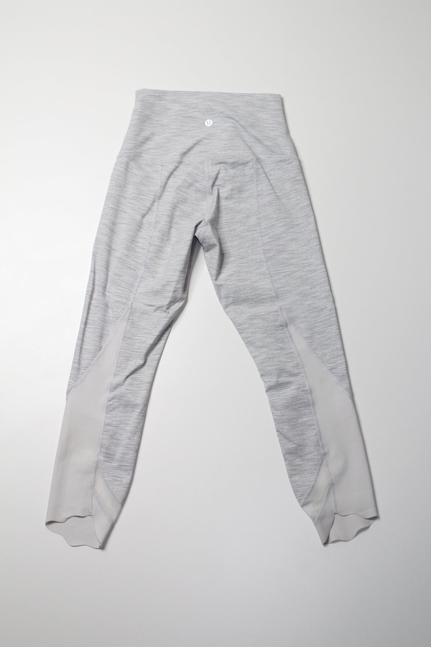 Lululemon wee are from space ‘wunder under' crop, size 6 (23")  *scallop  - special edition