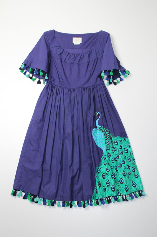 Kate Spade purple peacock dress, size 4 (price reduced: was $98)