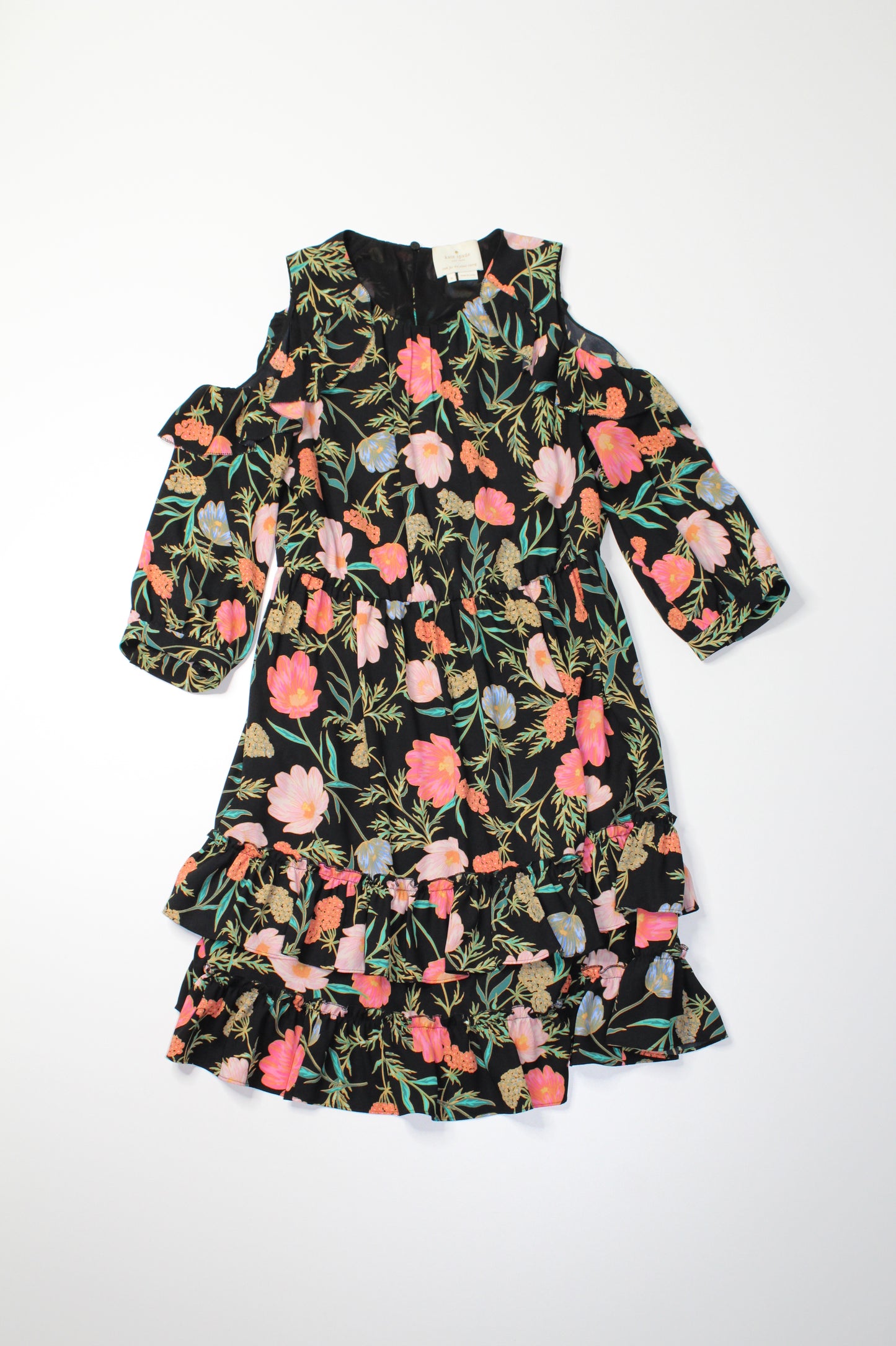 Kate Spade blossom cold shoulder dress, size 6 (price reduced: was $98) (additional 50% off)