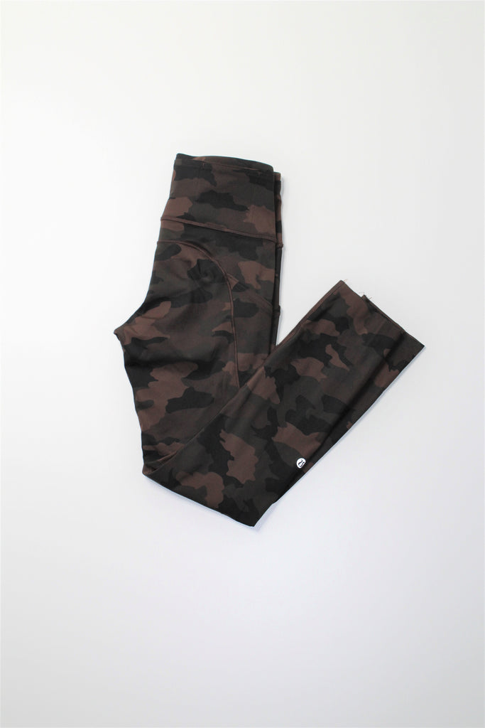 Lululemon 365 heritage camo brown earth multi fast and free tight