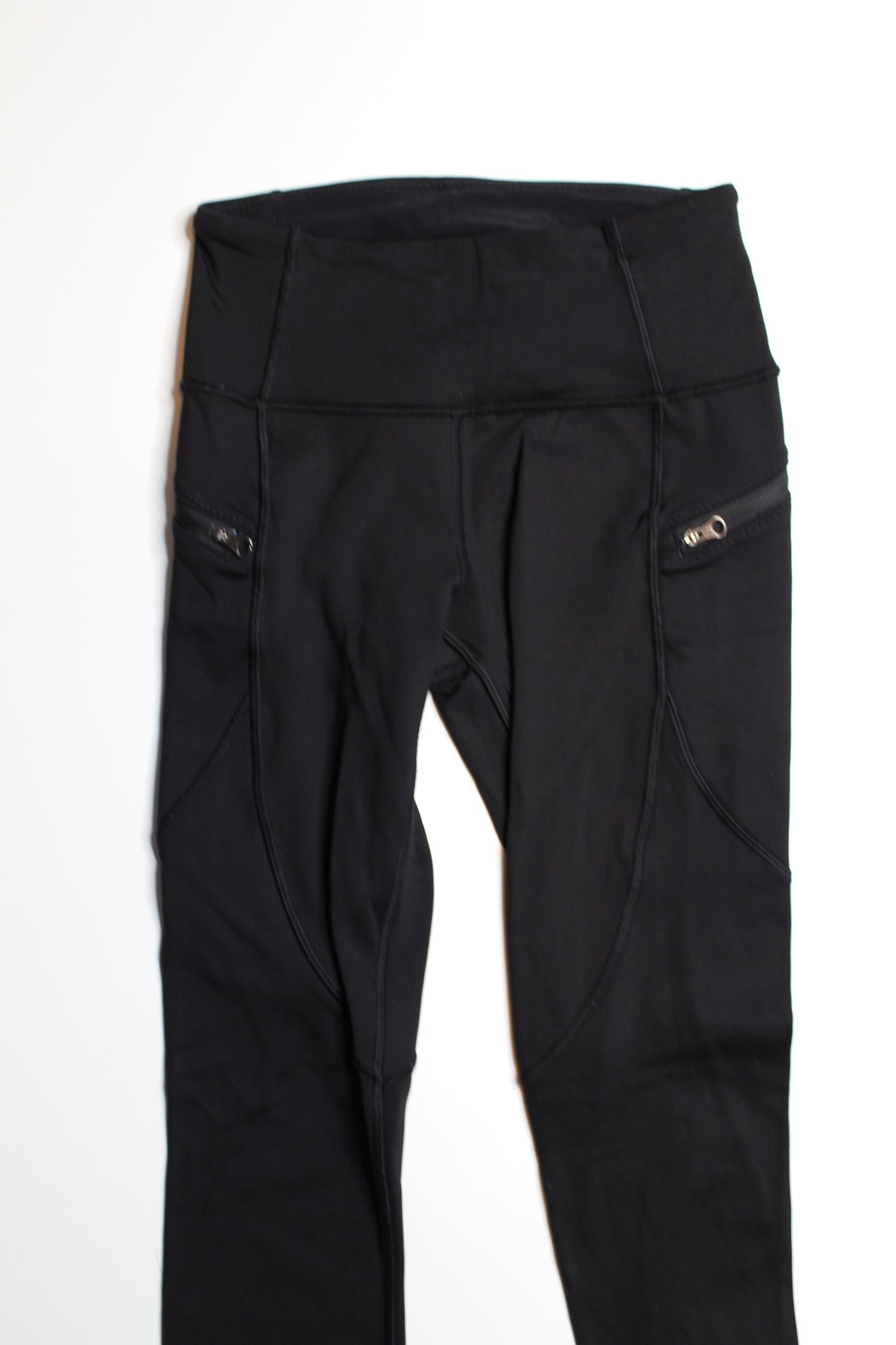 Lululemon black running tights, size 4 (price reduced: was $48)