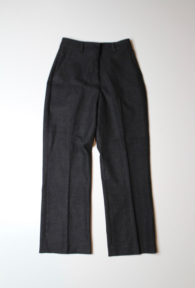 Aritzia Sunday Best dark grey dress pant, size 00 (price reduced: was $48)