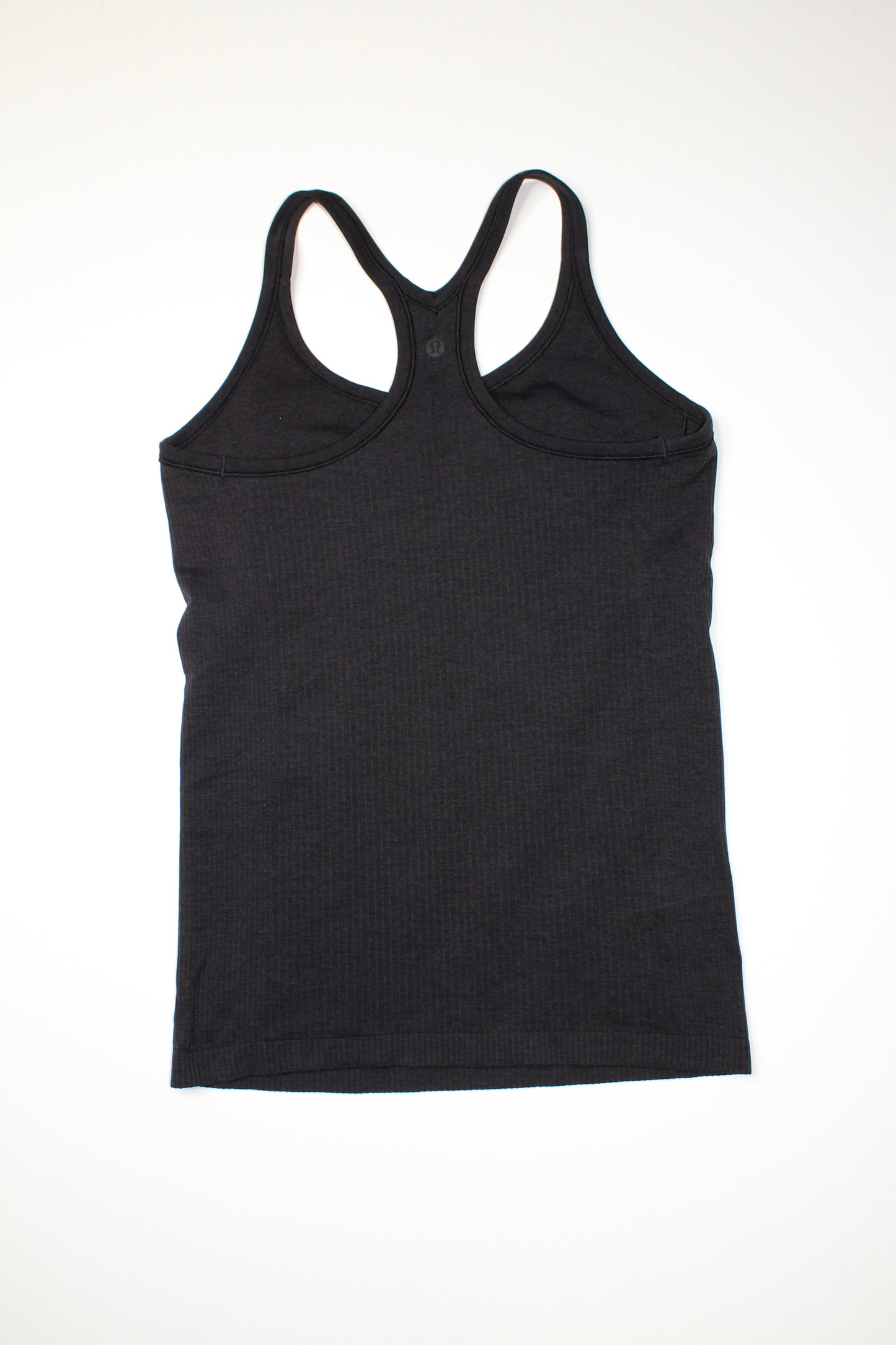 Lululemon black ebb to street tank, size 8