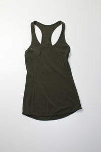 Lululemon dark olive nulu racerback tank, Fits like 2 (price reduced: was $30)