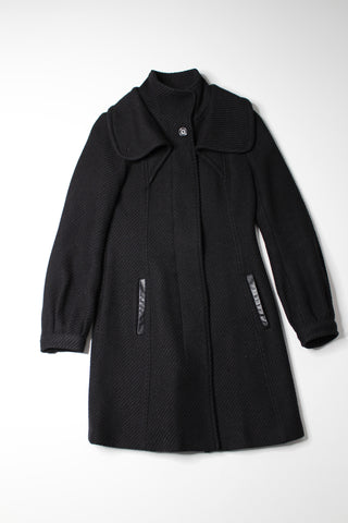 Mackage (Aritzia) black ribbed wool coat, size xs (price reduced: was $325) (additional 20% off)