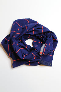 Lululemon navy/orange vinyasa scarf (price reduced: was $15)