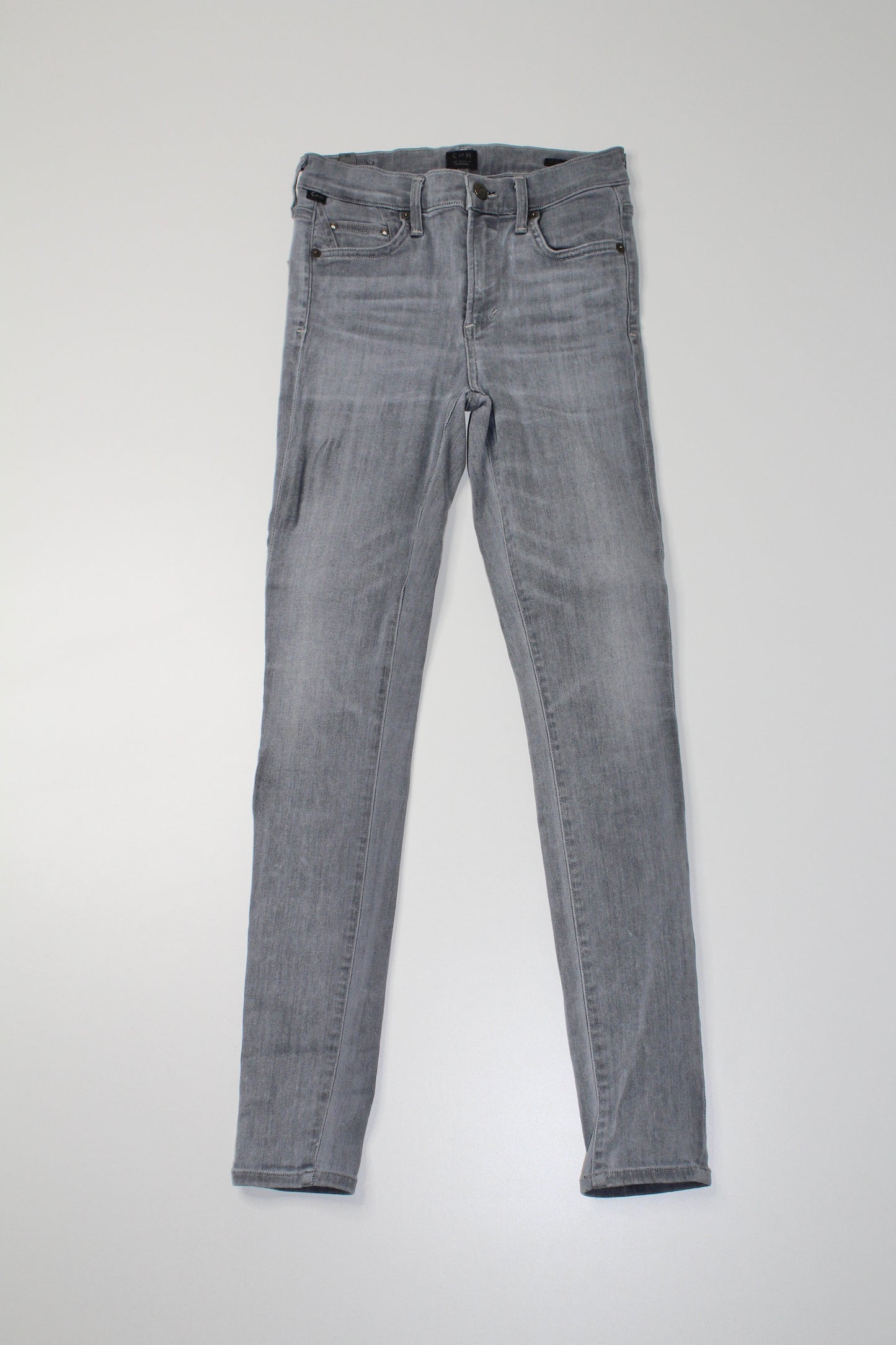 Citizens of Humanity grey wash rocket high rise skinny jeans, size 25