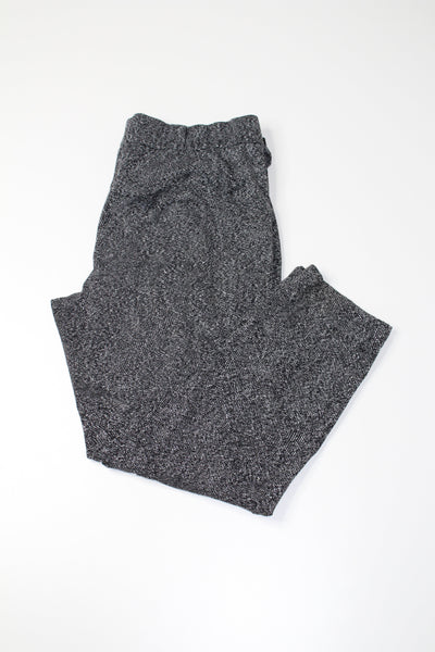 Lululemon feathered jacquard black white on the fly pant, size 12 (28”) (price reduced: was $58)