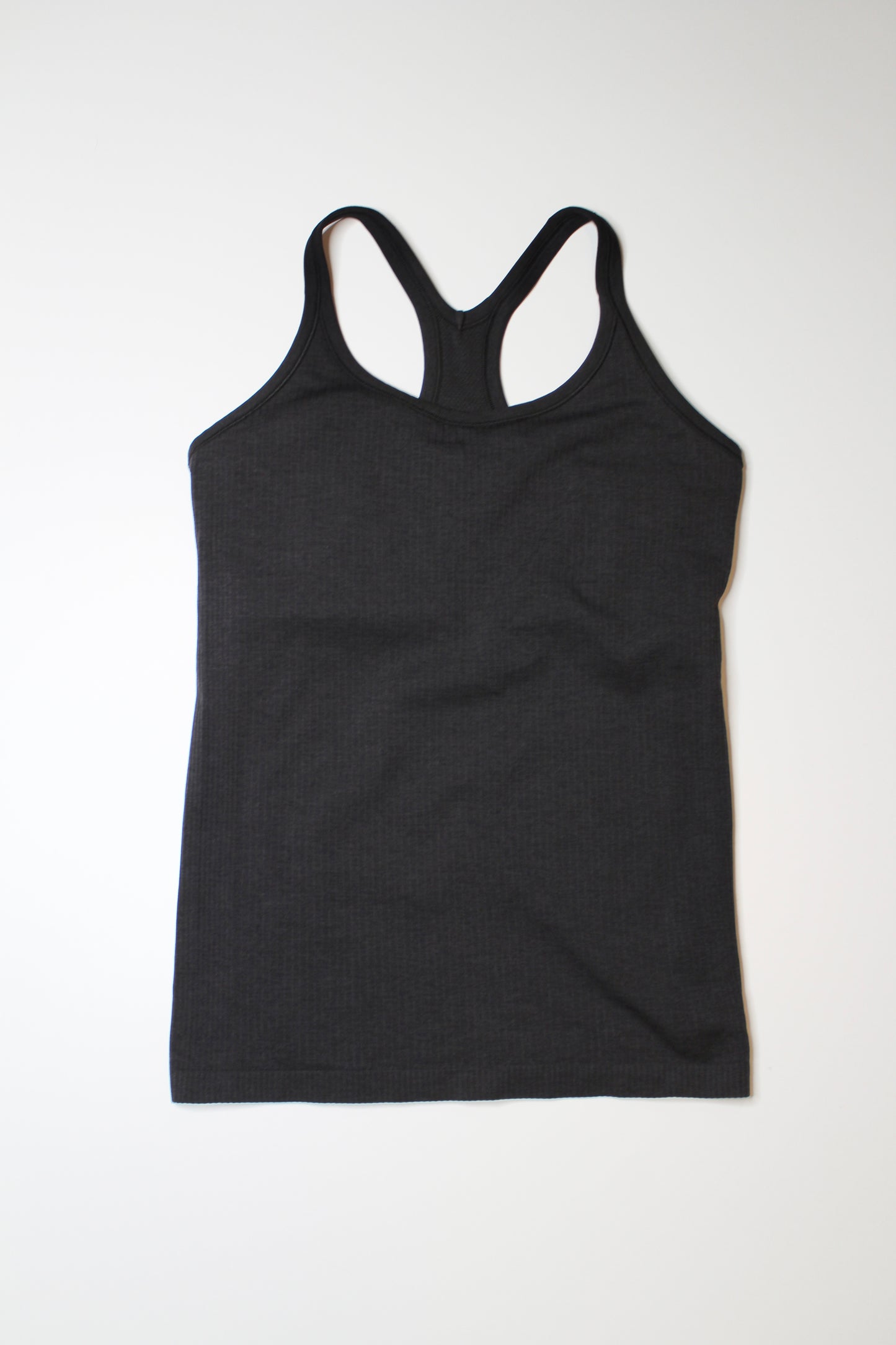 Lululemon black ebb to street tank, size 8