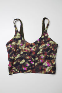 Lululemon soft focus splatter green multi align tank, size 8 *new without tags