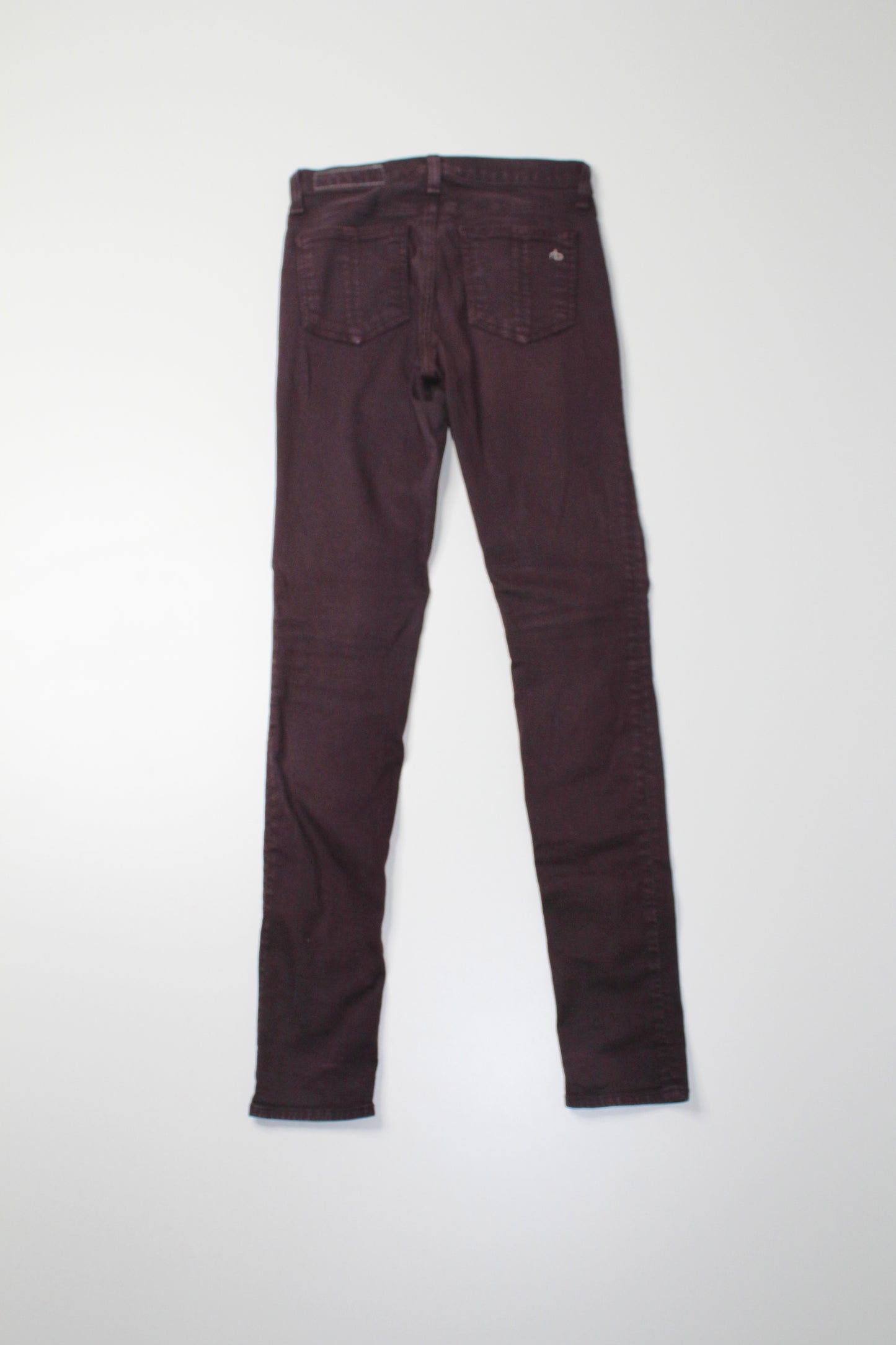 Rag & Bone burgundy skinny jeans, size 24 *intentional fade (price reduced: was $58)