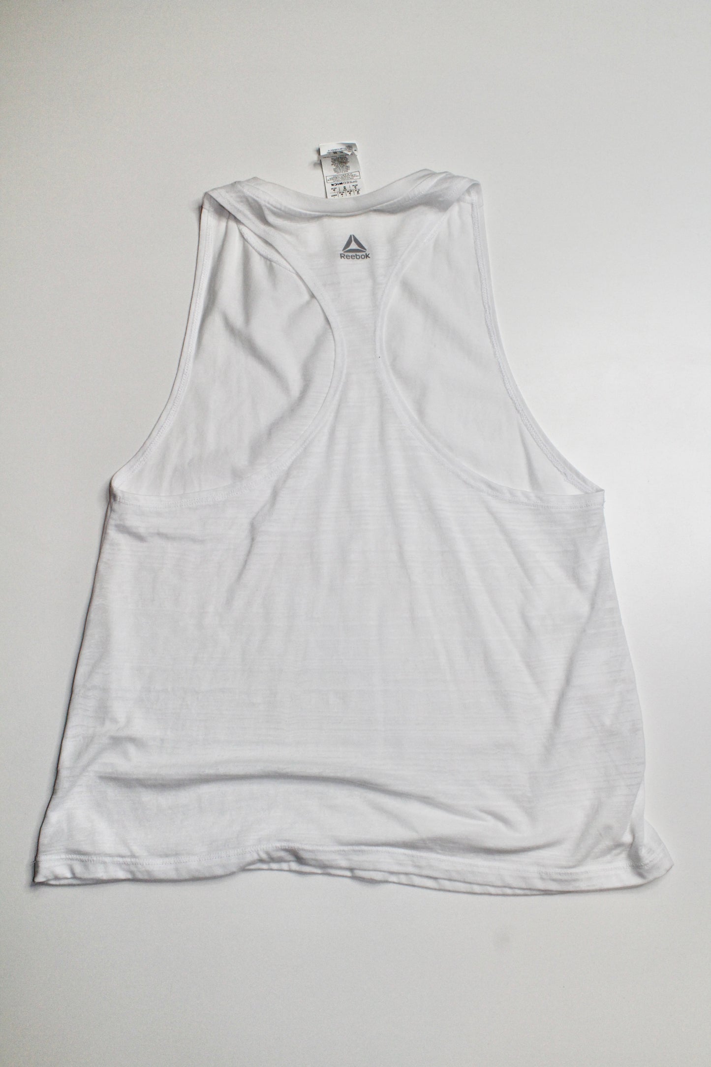 Reebok white tank, size medium (additional 50% off)