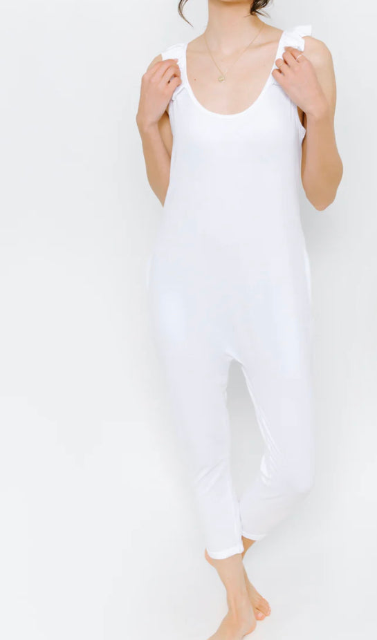 Smash + Tess white sweetheart romper, size medium (price reduced: was $40)