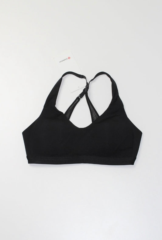 Lululemon black up for it bra, size 34C  *new with tags