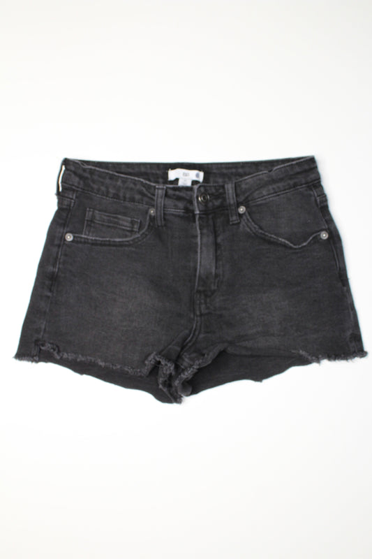 Nordstrom B.P. black denim shorts, size 26