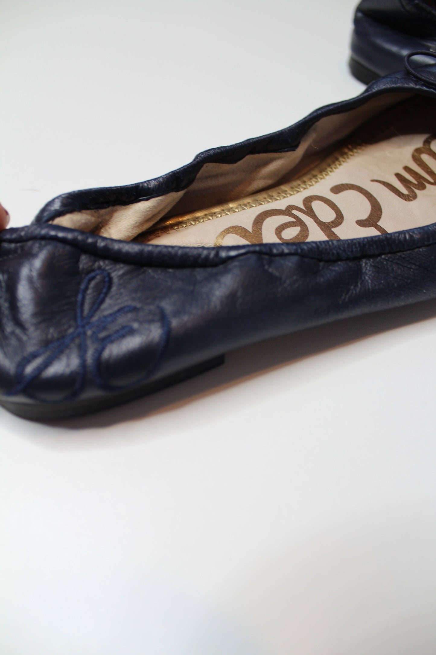 Sam Edelman navy ballet flats, size 6.5 (price reduced: was $48)