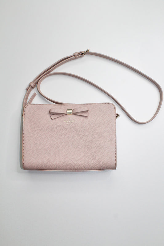 Kate Spade blush bow small crossbody purse *new without tags