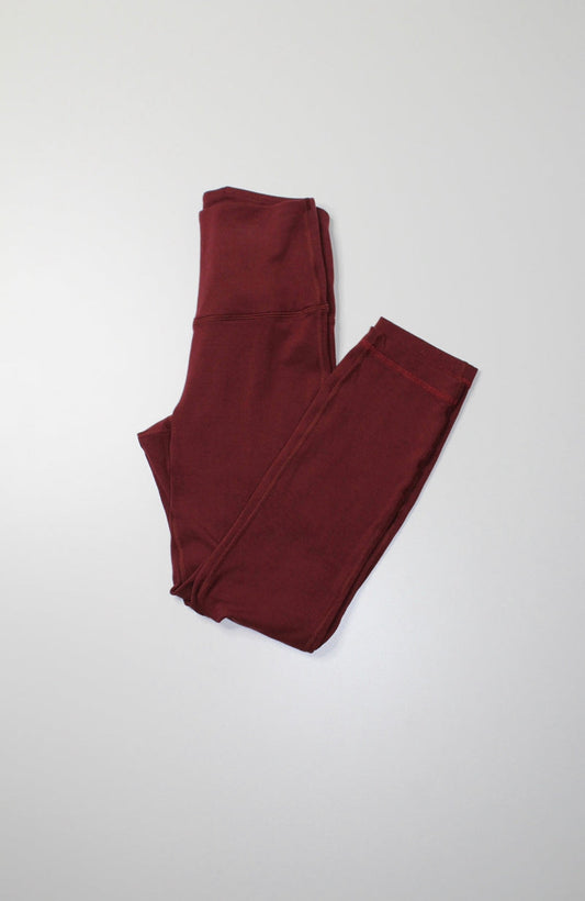 Lululemon dark adobe 'wunder lounge' super high rise tight, size 4 (25") (price reduced: was $58)