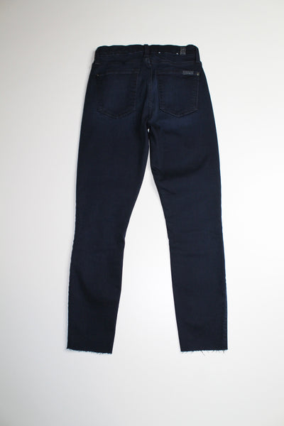 7 for all mankind mid rise ankle skinny denim, size 24 (fits 24/25) (24”) (price reduced: was $58)