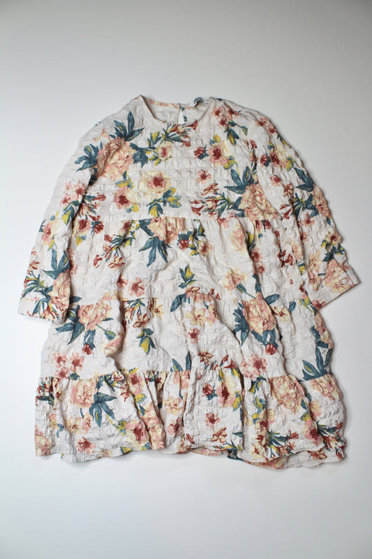 Zara floral babydoll dress, size medium (price reduced: was $36)